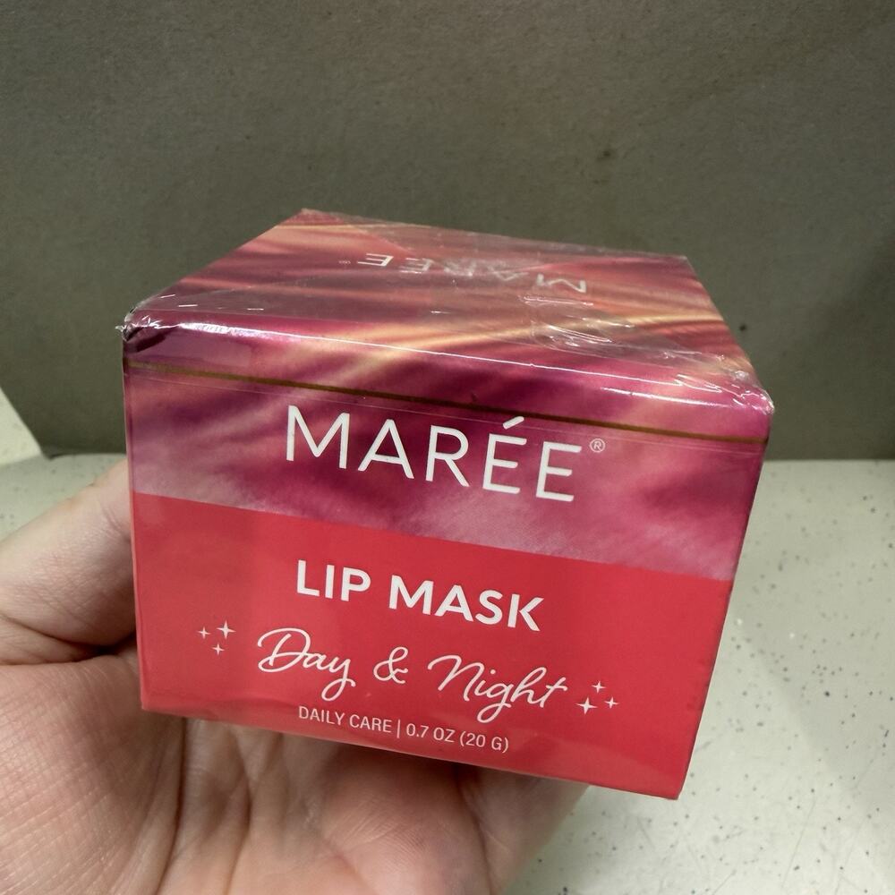 MAREE Lip Mask Day & Night Collagen Lip Mask with Hyaluronic Acid & Coconut Oil